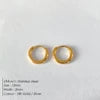 EManco Fashion Gold Size Circle Earrings Women's Jewelry Classic Stainless Steel Earrings Dropshipping Wholesale