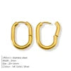EManco Fashion Gold Size Circle Earrings Women's Jewelry Classic Stainless Steel Earrings Dropshipping Wholesale