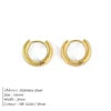 EManco Fashion Gold Size Circle Earrings Women's Jewelry Classic Stainless Steel Earrings Dropshipping Wholesale