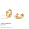 EManco Fashion Gold Size Circle Earrings Women's Jewelry Classic Stainless Steel Earrings Dropshipping Wholesale