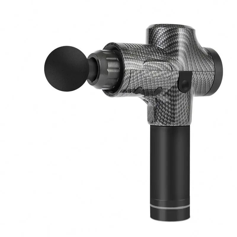 Pistolet de massage fascia sans fil professionnel haute puissance 30 vitesses avec écran LCD, physiothérapie infrarouge, 6 têtes de massage pour un massage corporel