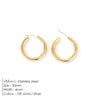 EManco Fashion Gold Size Circle Earrings Women's Jewelry Classic Stainless Steel Earrings Dropshipping Wholesale