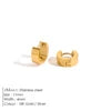 EManco Fashion Gold Size Circle Earrings Women's Jewelry Classic Stainless Steel Earrings Dropshipping Wholesale