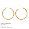 EManco Fashion Gold Size Circle Earrings Women's Jewelry Classic Stainless Steel Earrings Dropshipping Wholesale