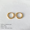 EManco Fashion Gold Size Circle Earrings Women's Jewelry Classic Stainless Steel Earrings Dropshipping Wholesale