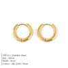 EManco Fashion Gold Size Circle Earrings Women's Jewelry Classic Stainless Steel Earrings Dropshipping Wholesale