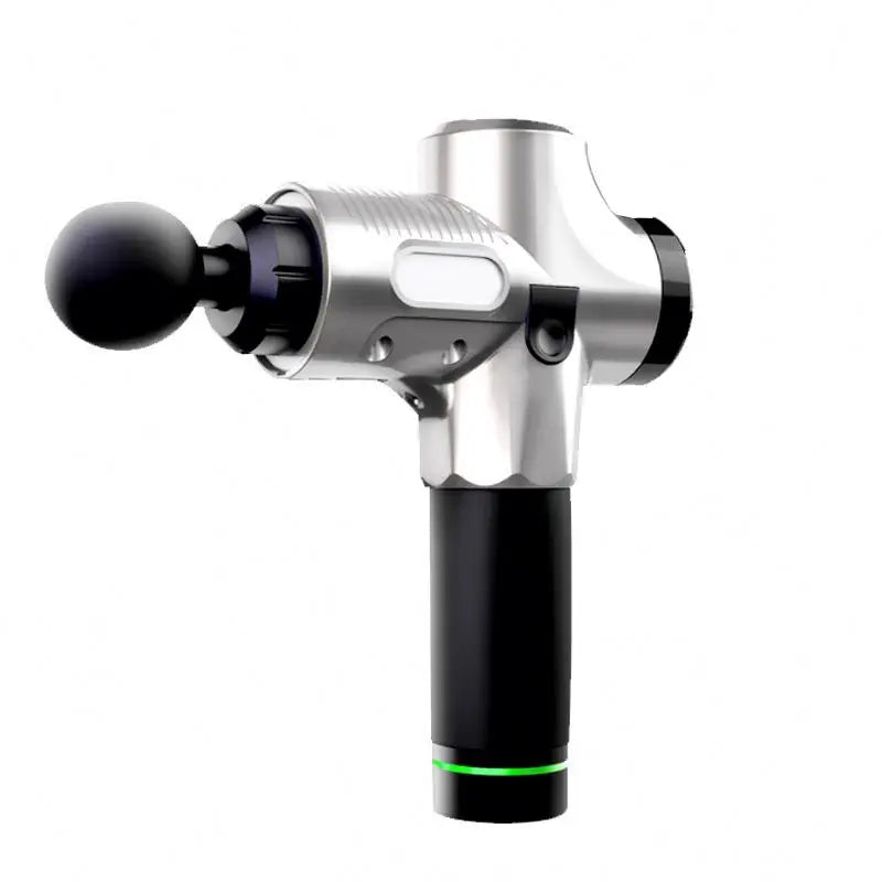 Pistolet de massage fascia sans fil professionnel haute puissance 30 vitesses avec écran LCD, physiothérapie infrarouge, 6 têtes de massage pour un massage corporel