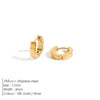 EManco Fashion Gold Size Circle Earrings Women's Jewelry Classic Stainless Steel Earrings Dropshipping Wholesale