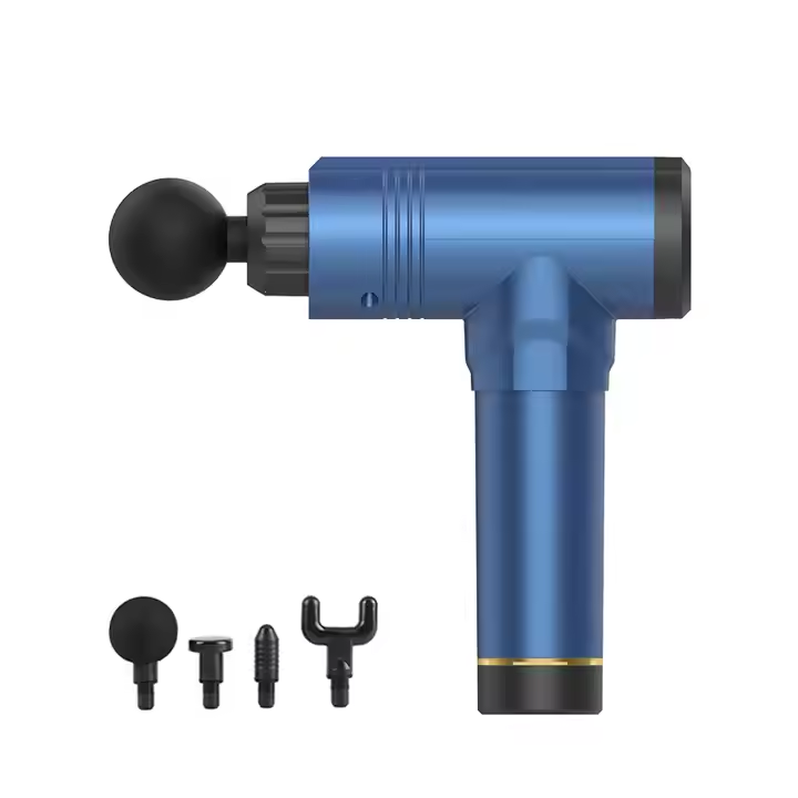 Pistolet de massage fascia sans fil professionnel haute puissance 30 vitesses avec écran LCD, physiothérapie infrarouge, 6 têtes de massage pour un massage corporel