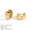 EManco Fashion Gold Size Circle Earrings Women's Jewelry Classic Stainless Steel Earrings Dropshipping Wholesale