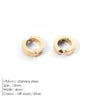 EManco Fashion Gold Size Circle Earrings Women's Jewelry Classic Stainless Steel Earrings Dropshipping Wholesale