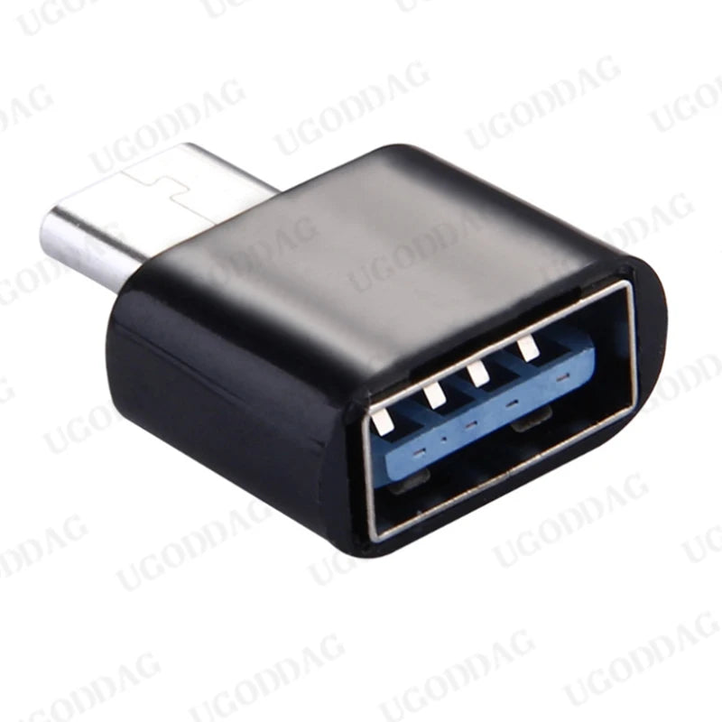 1/5 pièces Adaptateur universel USB-C vers USB 2.0 OTG pour téléphone portable, câble adaptateur USB 2.0 Type C OTG