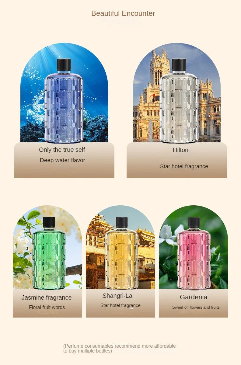 Diffuseur d'huiles essentielles mural de 50 ml avec minuterie – Purifie l'air et diffuse des senteurs – Idéal pour une chambre ou des toilettes