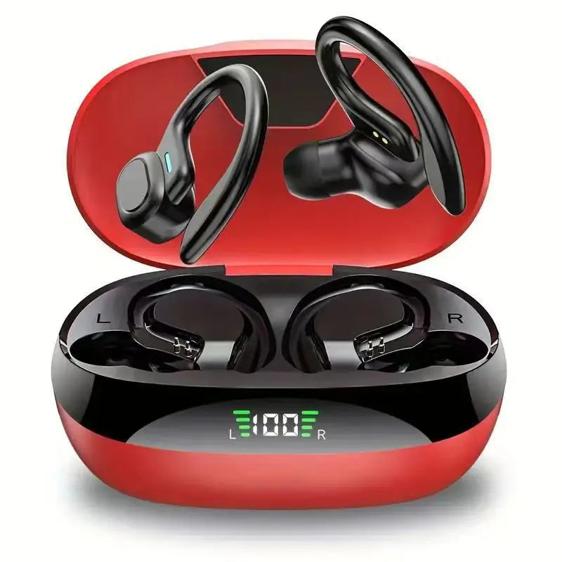 Écouteurs sportifs Bluetooth avec crochets d'oreille, écouteurs intra-auriculaires de sport VV2 pour la course et la marche