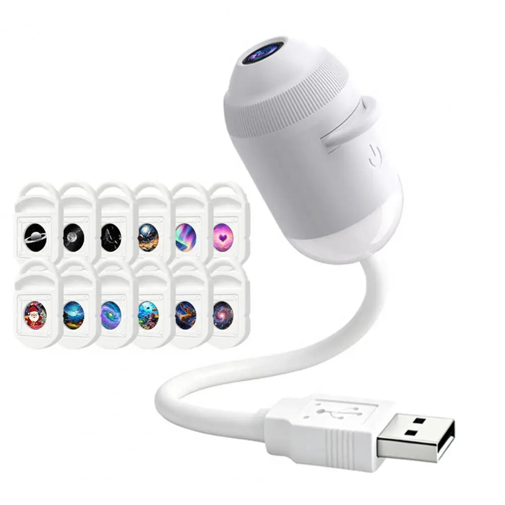 Projecteur USB Ciel Étoilé avec Image Claire, Luminosité Réglable, Contrôle Tactile, Veilleuse et Projecteur d'Étoiles 2-en-1 2026