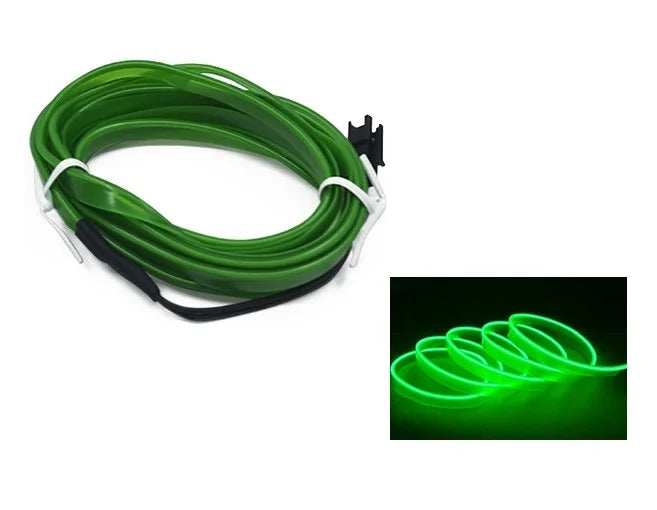 Câblage de lampe LED intérieure de voiture, bande néon décorative, lumière ambiante flexible, bricolage automatique, USB, escales de fête, diode, 10m, 1m, 3m, 5m