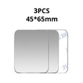Lot de 5 plaques métalliques pour support magnétique de téléphone (formes rondes et carrées) – compatibles smartphones et tablettes (voiture ou bureau)