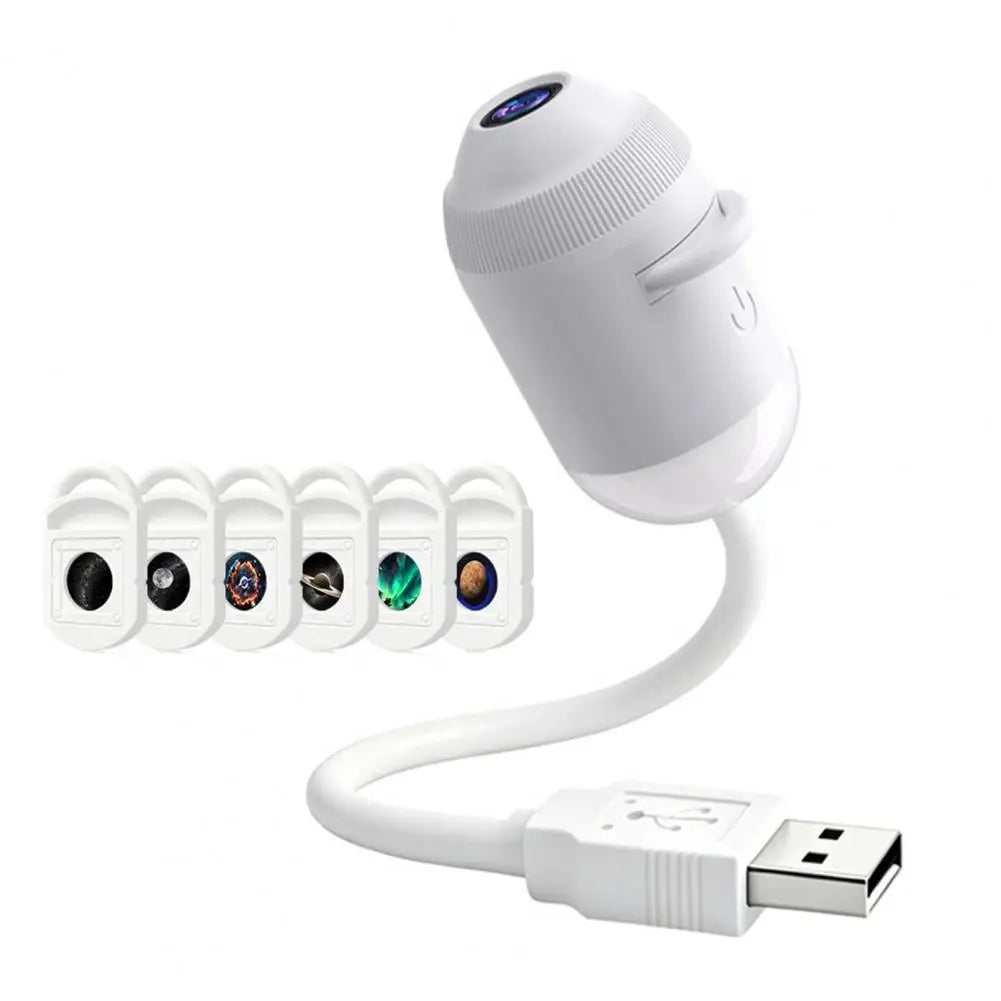 Projecteur USB Ciel Étoilé avec Image Claire, Luminosité Réglable, Contrôle Tactile, Veilleuse et Projecteur d'Étoiles 2-en-1 2026