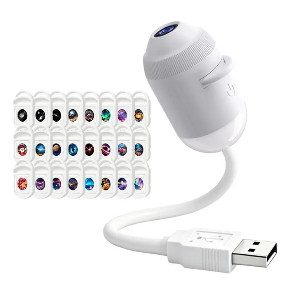 Projecteur USB Ciel Étoilé avec Image Claire, Luminosité Réglable, Contrôle Tactile, Veilleuse et Projecteur d'Étoiles 2-en-1 2026