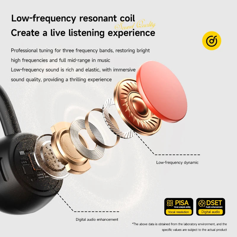Casque à conduction osseuse Lenovo Bluetooth 5.4 avec micro, étanche, pour l'exercice, le fitness, la natation, les sports, sans fil, nouveau 2026