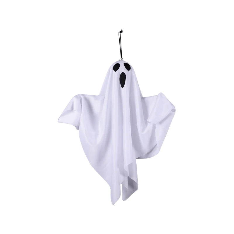 Décoration d'Halloween : Lampe fantôme suspendue à LED – Idéal pour la maison et le jardin ou comme cadeau de fête