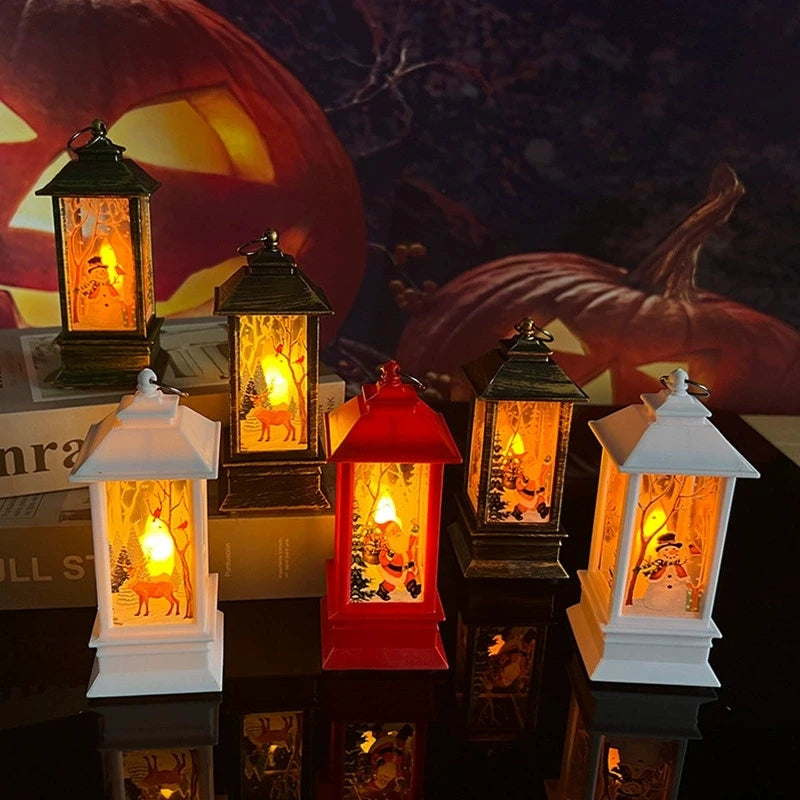 Lanterne lumineuse de Noël – Décorations pour la maison, ornements pour sapin de Noël, cadeaux de Noël et du Nouvel An 2026
