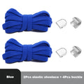 Lacets élastiques plats pour baskets – Système sans nœud avec clips de fixation rapide – Accessoires pour chaussures (enfants et adultes)
