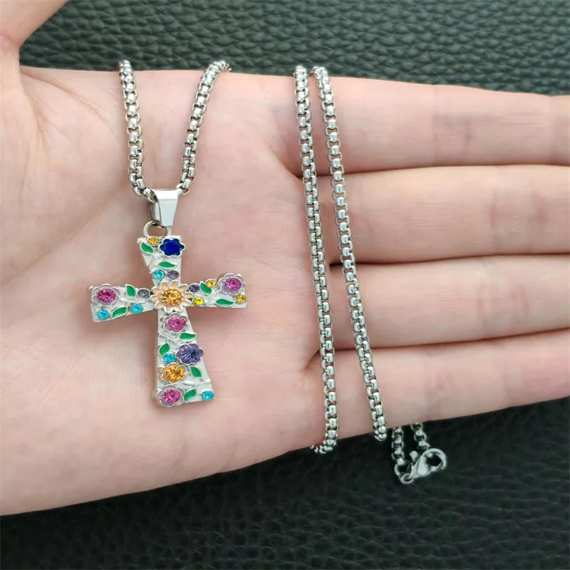 Collier croix rétro gothique, style européen et américain, pour hommes et femmes, tendance streetwear hip-hop, polyvalent