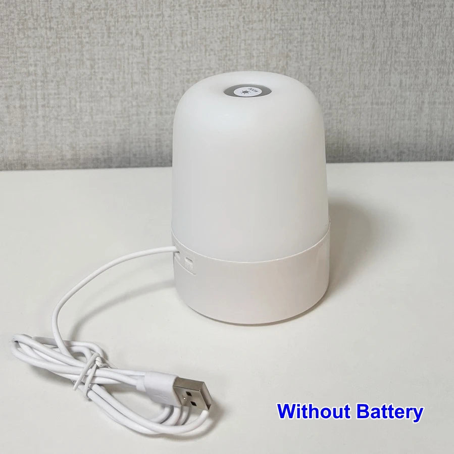 Lampe de chevet LED rechargeable AITHEA à capteur tactile, 3 couleurs réglables, portable, pour chambre à coucher, salle de lecture, décoration