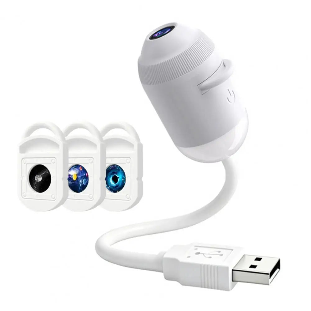 Projecteur USB Ciel Étoilé avec Image Claire, Luminosité Réglable, Contrôle Tactile, Veilleuse et Projecteur d'Étoiles 2-en-1 2026