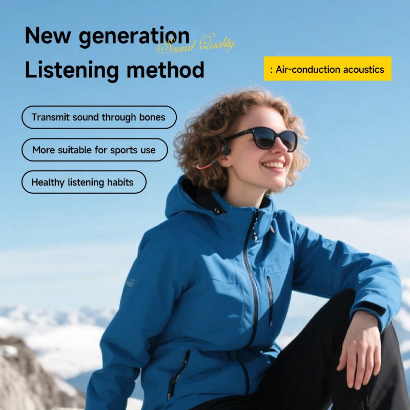 Casque à conduction osseuse Lenovo Bluetooth 5.4 avec micro, étanche, pour l'exercice, le fitness, la natation, les sports, sans fil, nouveau 2026