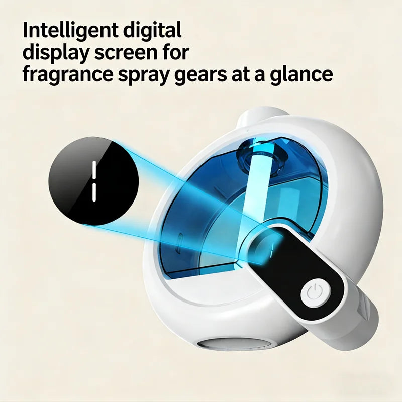 Nouveau diffuseur d'aromathérapie intelligent : vaporisateur de parfum automatique mural, diffuseur sans eau, rechargeable, idéal pour la maison