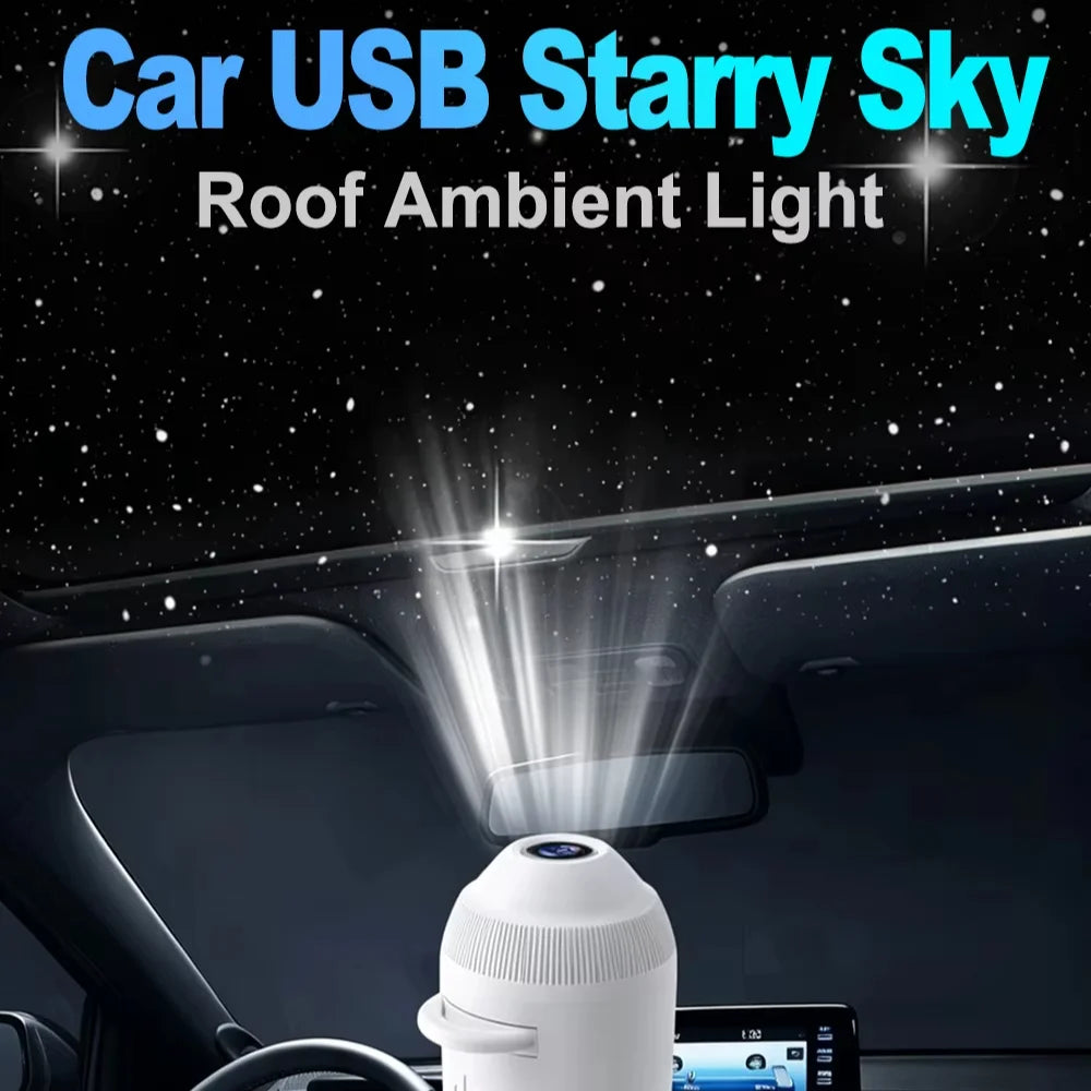 Projecteur USB Ciel Étoilé avec Image Claire, Luminosité Réglable, Contrôle Tactile, Veilleuse et Projecteur d'Étoiles 2-en-1 2026