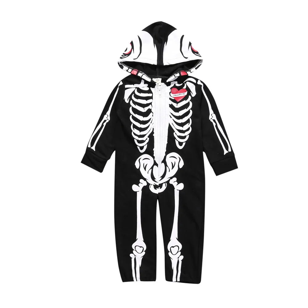 Combinaison citrouille d'Halloween pour bébés et jeunes enfants (garçons et filles) – Modèle sans manches pour tout-petits
