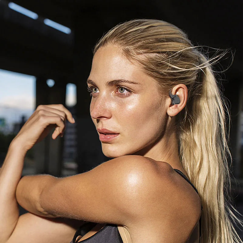 Écouteurs sportifs Bluetooth avec crochets d'oreille, écouteurs intra-auriculaires de sport VV2 pour la course et la marche