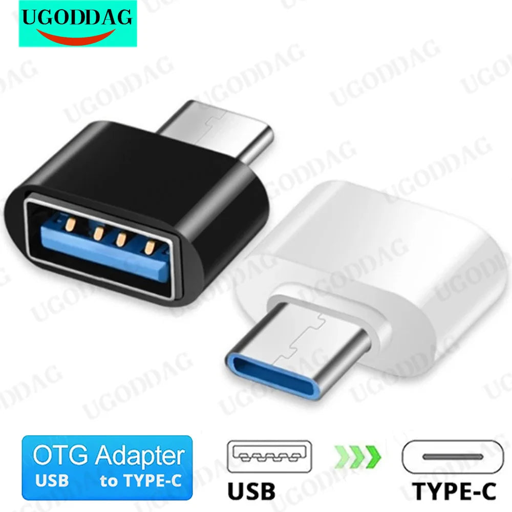 1/5 pièces Adaptateur universel USB-C vers USB 2.0 OTG pour téléphone portable, câble adaptateur USB 2.0 Type C OTG