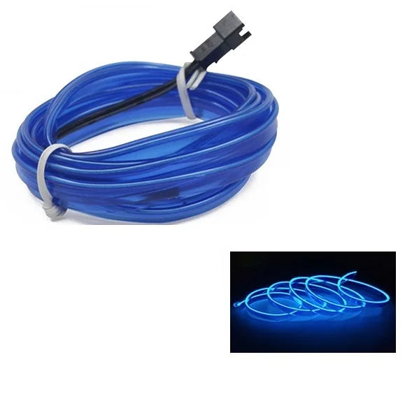 Câblage de lampe LED intérieure de voiture, bande néon décorative, lumière ambiante flexible, bricolage automatique, USB, escales de fête, diode, 10m, 1m, 3m, 5m